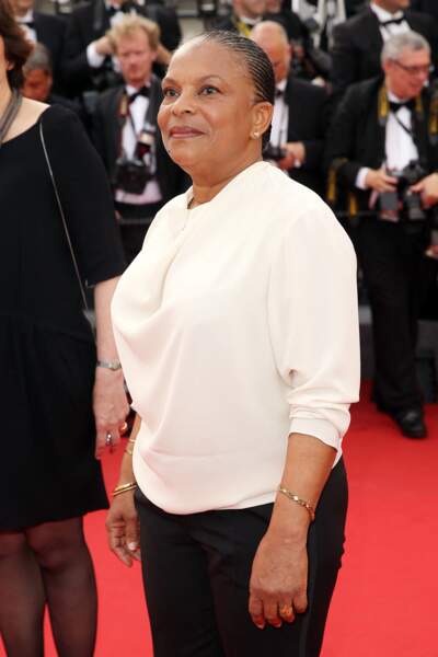 Christiane  Taubira au Festival du film de Cannes le 13 mai 2015.