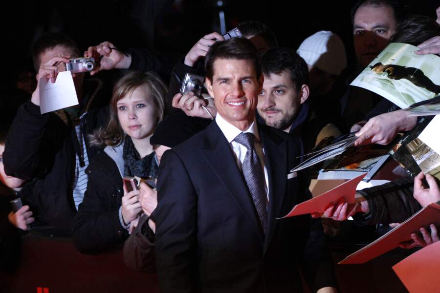 Tom Cruise à la première diffusion d'Opération Walkyrie, à Berlin (Allemagne), en 2009