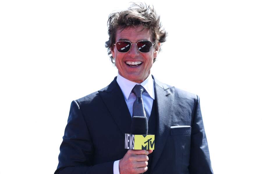 Tom Cruise à la première du film Top Gun : Maverick, à San Diego (États-Unis), le 4 mai 2022