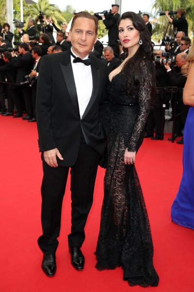 Eric Besson et sa femme Yasmine Tordjman au Festival de Cannes le 21 mai 2014.