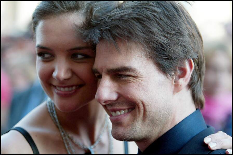 Katie Holmes et Tom Cruise, ensemble à Rome (Italie), en 2005