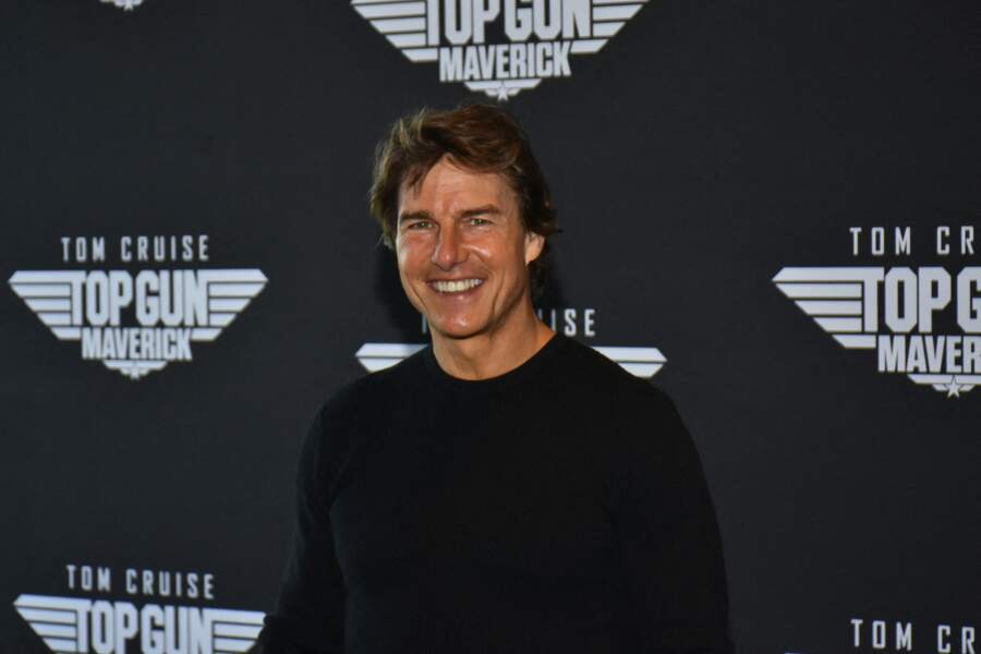 Tom Cruise à l'avant-première du film Top Gun Maverick, à Mexico City (Mexique), le 6 mai 2022
