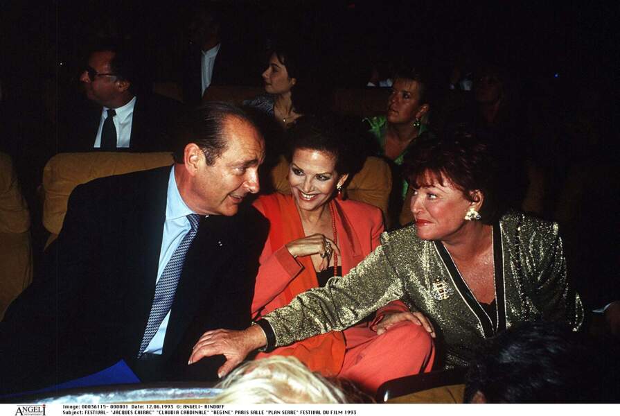 Jacques Chirac et Claudia Cardinale en 1993