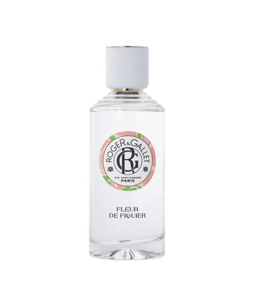 Eau Parfumée Bienfaisante Fleur De Figuier, Roger & Gallet, 35€ les 100ml en pharmacie, parapharmacie et sur roger-gallet.com