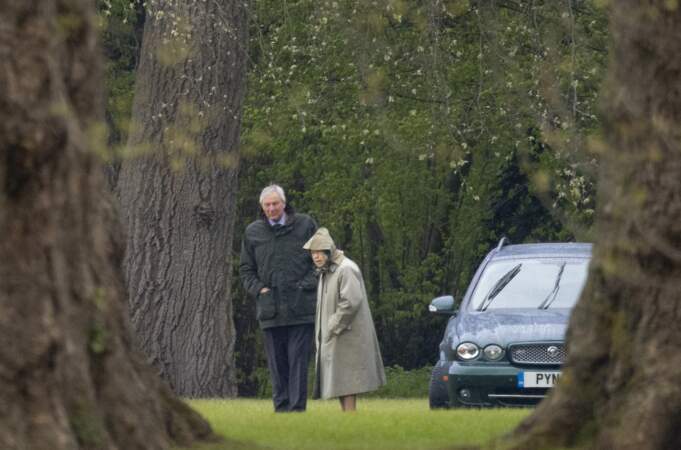 La reine Elizabeth II à Windsor, Royaume Uni, le 30 avril 2021.