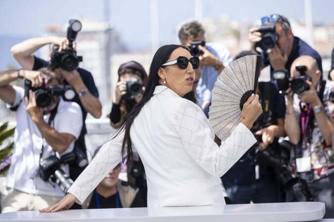 Rossy de Palma est apparue en tant que présidente du jury "Caméra d'Or", lors du 75ème Festival International du Film de Cannes, le 18 mai 2022. 