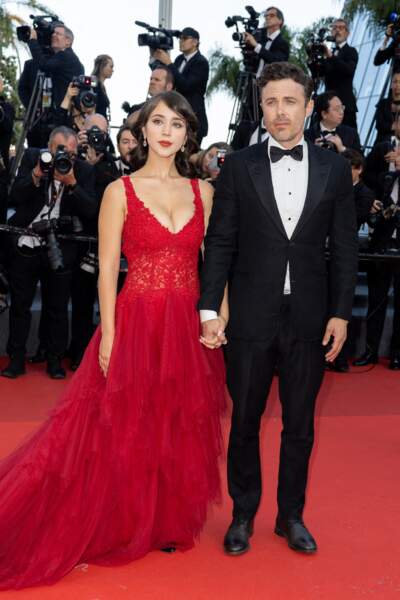 Un vrai couple hollywoodien ! Casey Affleck et sa compagne Caylee Cowan ont fait une apparition très glamour pour la montée des marches du film « Three Thousand Years of Longing (3000 ans à t'attendre), lors du 75ème Festival International du Film de Cannes, le 20 mai 2022.