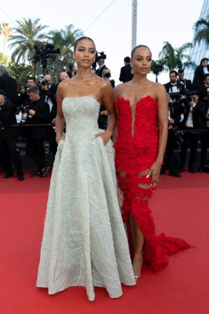 Duel de Miss au sommet entre Flora Coquerel et Alicia Aylies époustouflantes lors du 75ème Festival International du Film de Cannes, le 20 mai 2022.