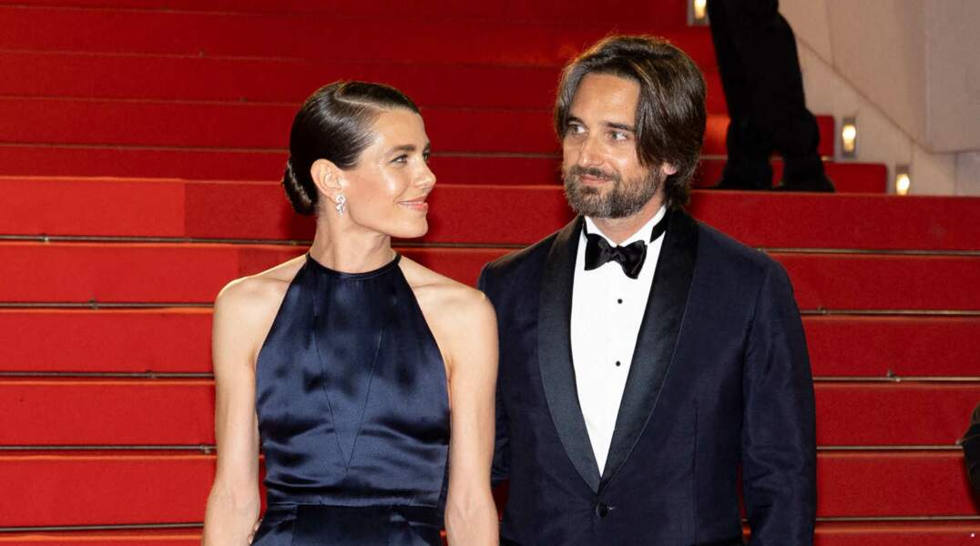 Charlotte Casiraghi et son mari Dimitri Rassam complices à Cannes, le 20 mai 