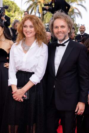 Marine Delterme et son mari Florian Zeller sur leur 31 au Festival de Cannes, ce 21 mai 