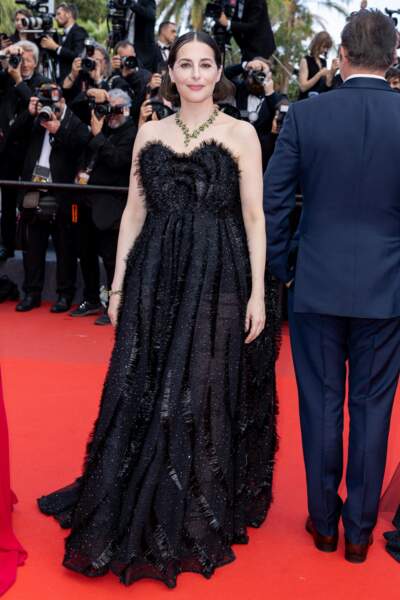 Amlra Casar pour la montée des marches du film "L'Innocent", lors du 75ème Festival International du Film de Cannes, le 24 mai 2022. 