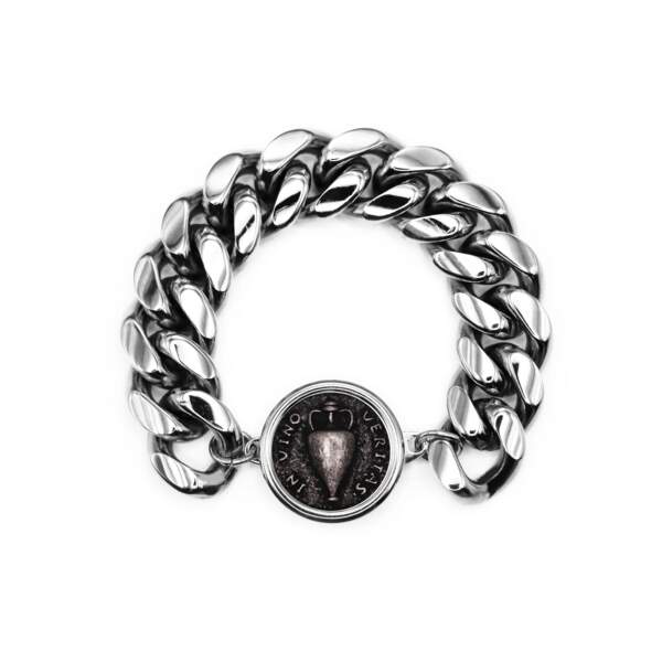 Bracelet en métal argent, Aurei, 105€