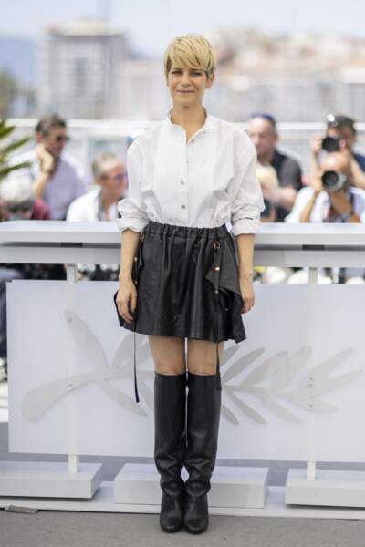 Marina Foïs au photocall de "As Bestas, à Cannes, le 27 mai 2022.