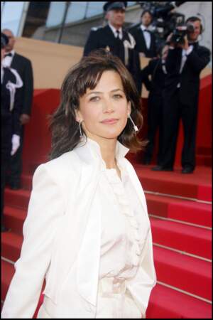 Sophie Marceau et sa coupe shag à la 60ème cérémonie du festival de Cannes.