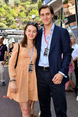 Alexandra de Hanovre et son fiancé Sylvester Strautmann complices à Monaco, le 28 mai 