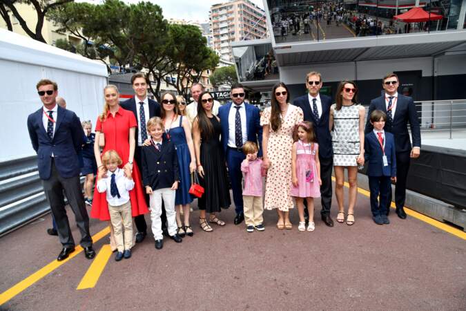  La famille de Monaco assiste au Grand Prix de F1 de Monaco, le 28 mai 2022