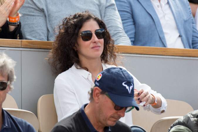 Xisca Perelló présente dans les tribunes lors des Internationaux de France de Tennis de Roland Garros 2022 le 27 mai 2022. 