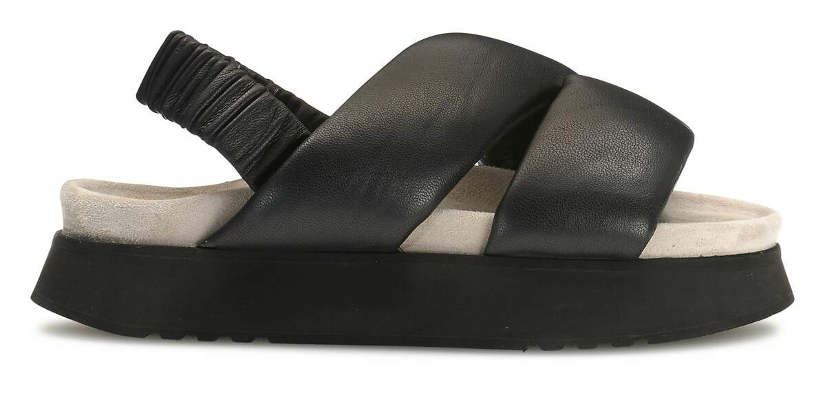Sandales en simili cuir, fait à la main en Europe, Inuikii, 210€