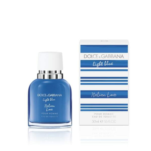 Light Blue Italian Love Eau de
Toilette, Dolce & Gabbana, 82€ les 100ml*