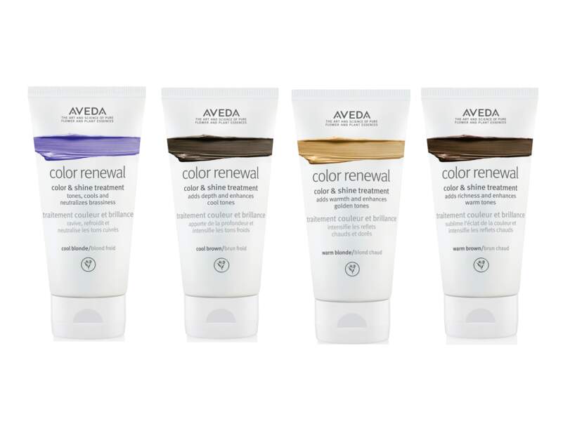  Masques Brun chaud, Brun froid, Blanc chaud, Blond froid, Color Renewal, Aveda, 43,50€
