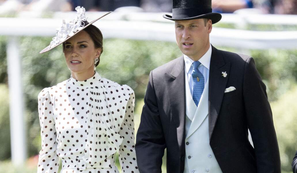 Le prince William et Kate  Middleton sont apparus rayonnants au Royal Ascot 2022, le 17 juin 2022.