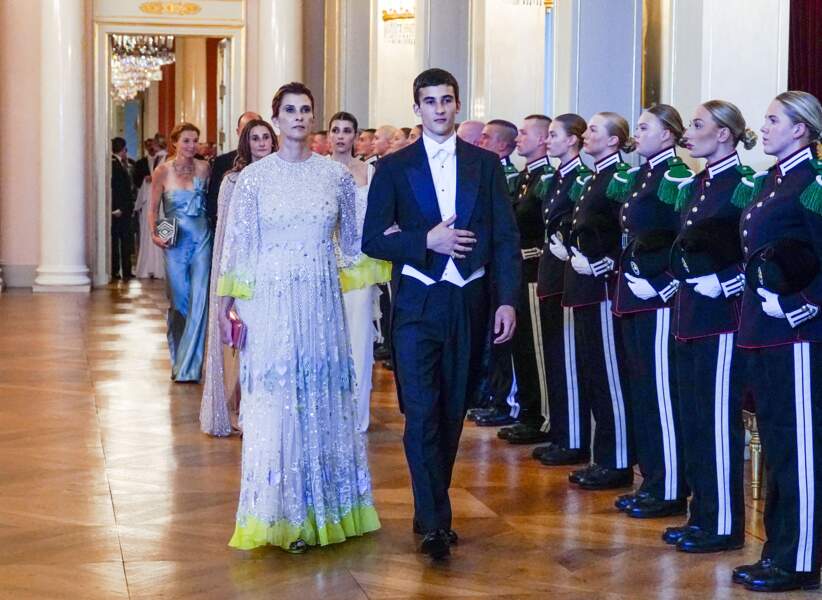Rosario Nadal lors du dîner de gala pour célébrer le 18ème anniversaire de la princesse Ingrid Alexandra, au Palais d'Oslo, Norvège, le 17 juin 2022. 