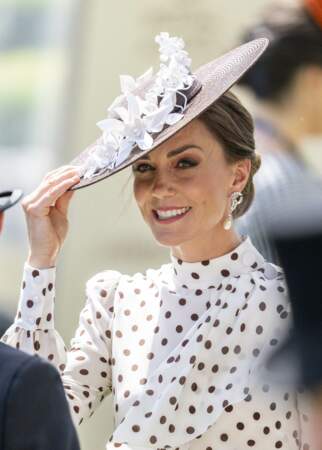 Kate Middleton sublime pour sa venue au Royal Ascot, ce 17 juin 