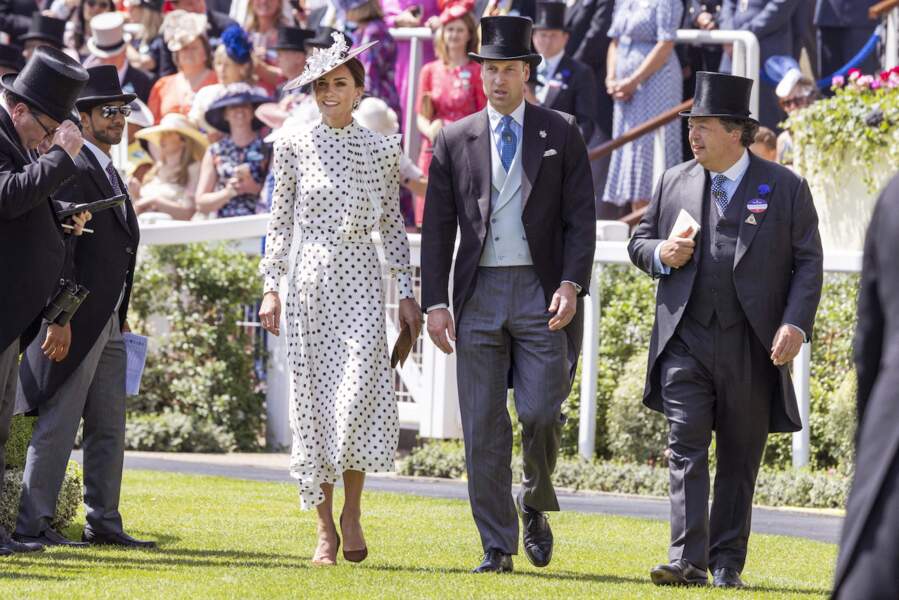 Le prince William et Kate Middleton présents au Royal d'Ascot, ce 17 juin