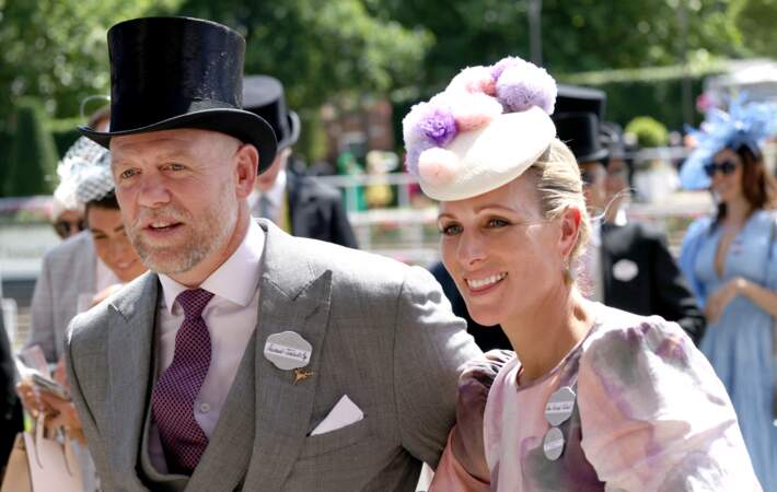 Zara Phillips et mari Mike Tindall au premier jour du Royal Ascot à l'hippodrome d'Ascot, ce 14 juin