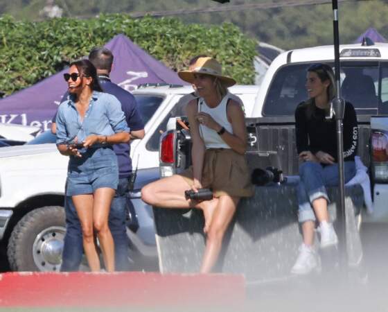 Meghan Markle profite avec des amis  lors d'une rencontre de polo à Santa Barbara le 17 juin