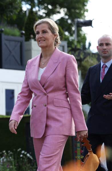 La comtesse de Wessex, Sophie Rhys-Jones en tailleur rose bonbon, le 23 mai 2022.