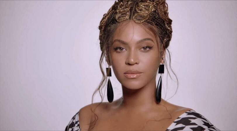 Beyoncé dans le clip de sa chanson "Brown Skin Girl" en 2020