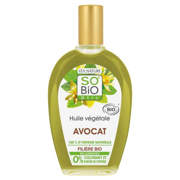 Huile végétale d'Avocat 100 % origine naturelle, 7€ les 50ml sur leanatureboutique.com