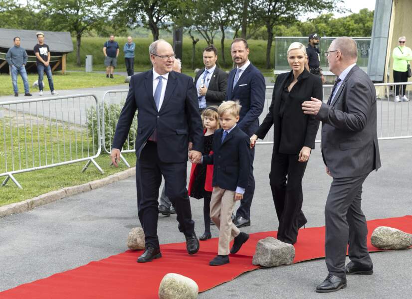 Le prince Haakon de Norvège accueille la famille princière monégasque, ce 22 juin