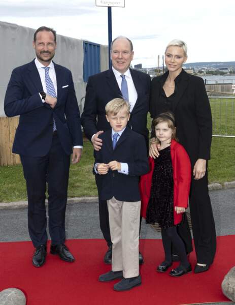 Albert II de Monaco et la princesse Charlene visite l'exposition proposée par le Fram Museum, ce 22 juin