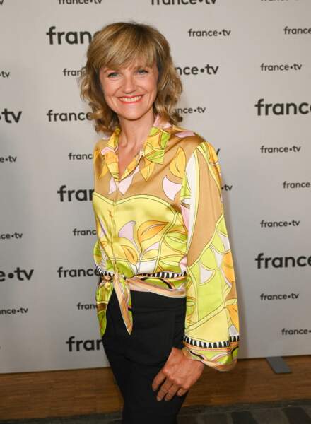 Valérie Maurice au photocall de la conférence de presse de rentrée de France Télévisions, à Paris, le 6 juillet 2022.