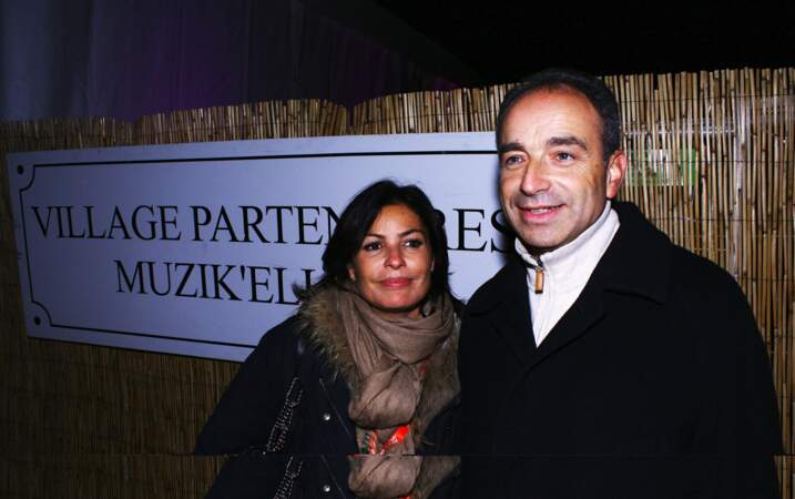 Jean-François Copé et sa femme Nadia au Festival "Muzik Elles" à Meaux le 22 septembre 2012.
