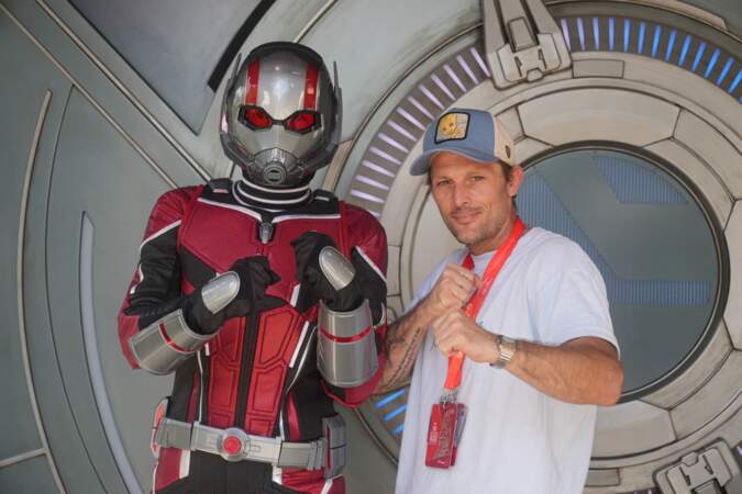 Nicolas Duvauchelle lors de la journée d'inauguration du parc “Marvel Avengers Campus”