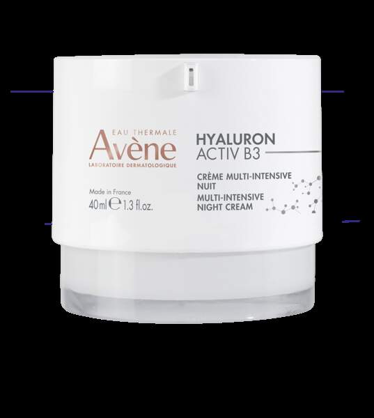 Hyaluron Activ B3 Crème multi-intensive nuit, Avène, 33€