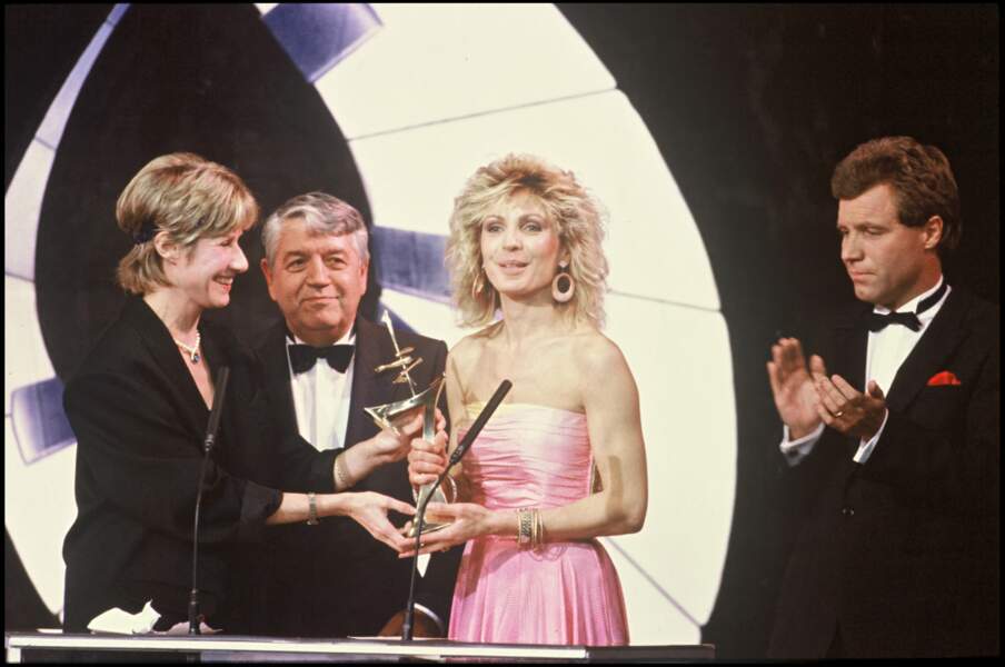 Evelyne Dhéliat aux 7 d'or en 1985