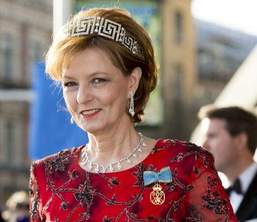 Pour le 70ème anniversaire du roi Carl Gustav de Suède en avril 2016, la princesse Margarita de Roumanie arbore le diadème Cartier de style grec que Marie de Roumanie avait racheté le rachète à sa sœur, la grande-duchesse Victoria de Russie après 1918. La reine Marie l'avait transmis à sa bru, la reine Hélène de Roumanie. 