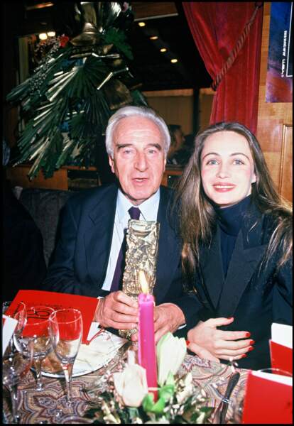 Claude Sautet avec Emmanuelle Béart en 1993