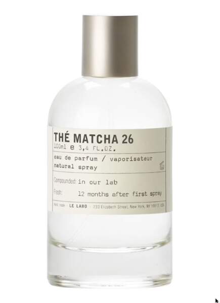 Thé Matcha 26 (eau de parfum), Le Labo, 100 ml, 242€, lelabofragrances.com