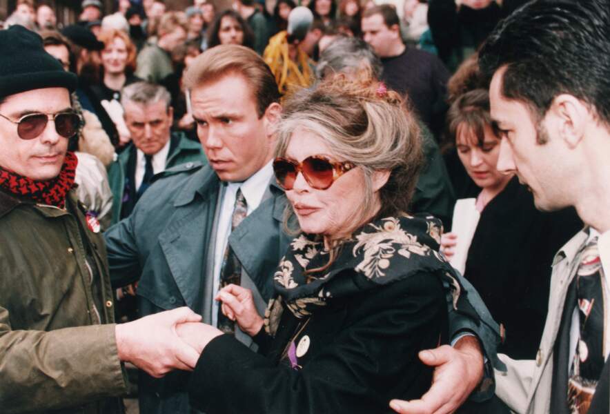 Brigitte Bardot, Jacques Chirac et Valéry Giscard d'Estaing