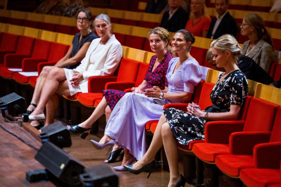 La princesse Victoria de Suède assiste au festival de la mer Baltique à Stockholm (Suède) le 25 août 2022