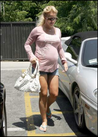 Britney Spears enceinte, en 2002