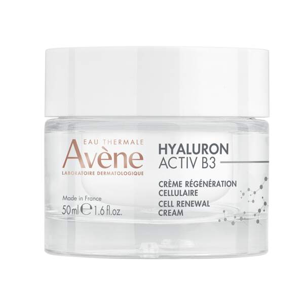 Crème Régénération Cellulaire Hyaluron Activ B3 d’Avène, 37,10 € les 50 ml (disponible en octobre 2022)