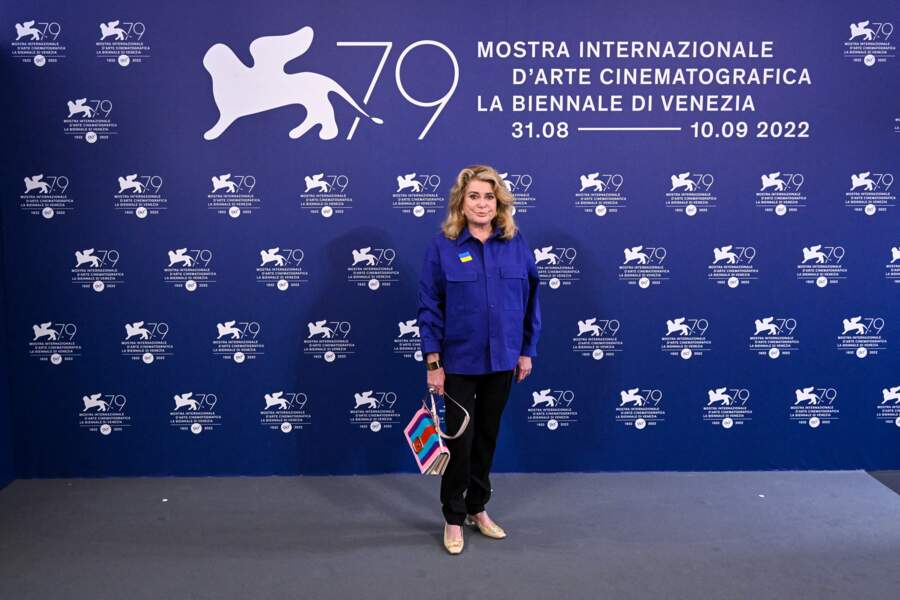 Catherine Deneuve lors de la 79ème édition du festival international du film de Venise, la Mostra le 31 août 2022.
