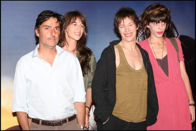 Yvan Attal, Charlotte Gainsbourg, Jane Birkin et Lou Doillon