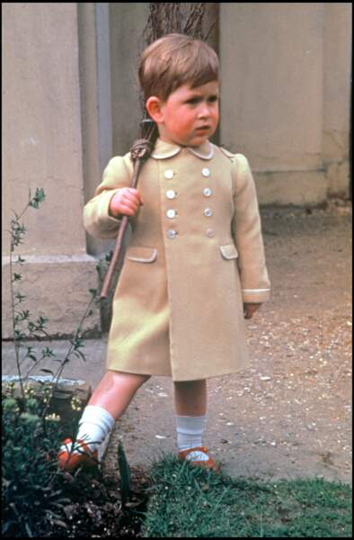 Charles III, enfant, en 1950